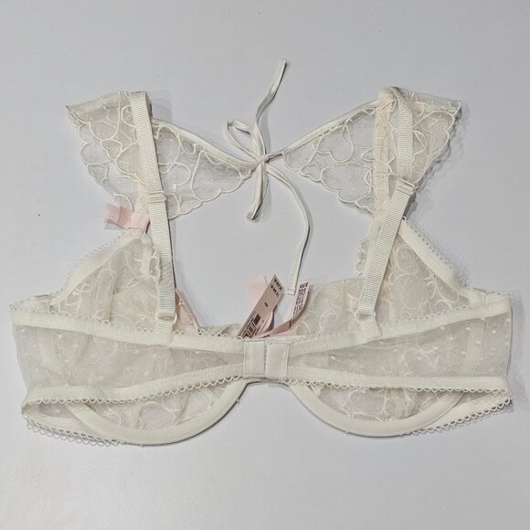 Victoria’s Secret Tease Bridal Cap-Sleeve Unlined Demi Bra - Picture 6 of 9